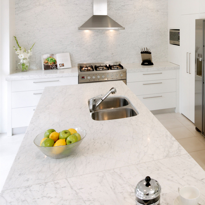 พร้อมที่จะประกอบแบบเรียบง่าย Matte White Plain Lacquer Kitchen Cabinet ตู้ครัวทันสมัยราคาถูก